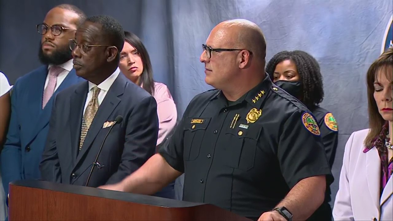 Miami Police hold news conference over OnlyFans model charged with murdering North Texas man