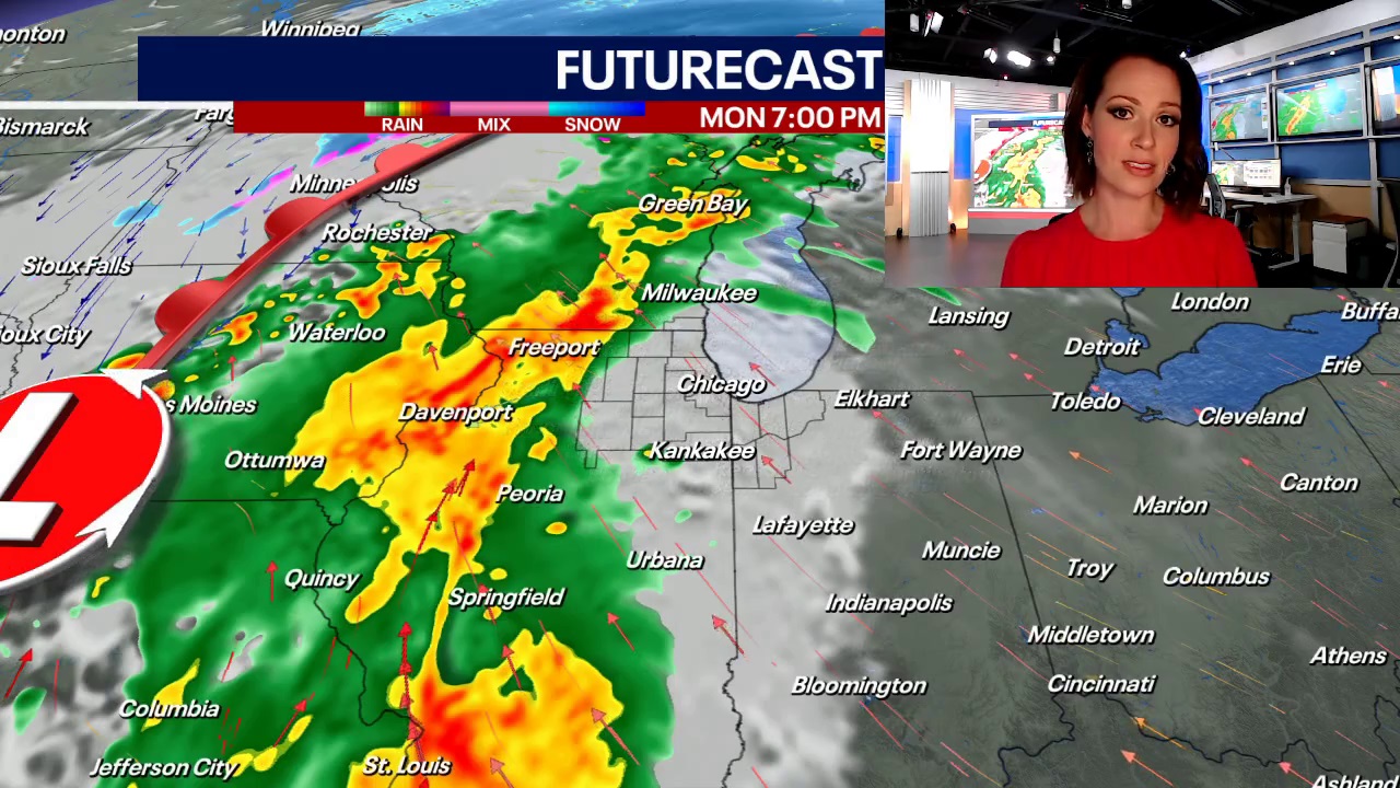 Heavy rain and high winds tonight, severe storm threat tomorrow