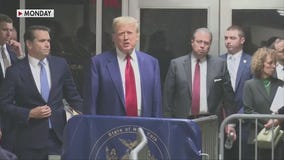 Trump launches campaign offensive, targets Manhattan prosecutor