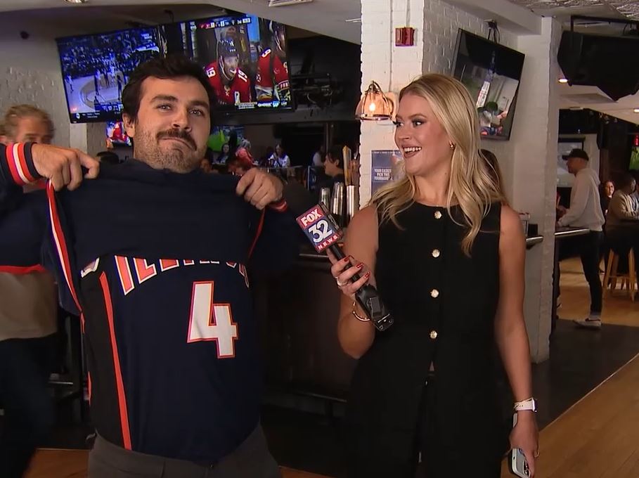 FOX 32's Cassie Carlson tracks the Illini pregame sights and sounds