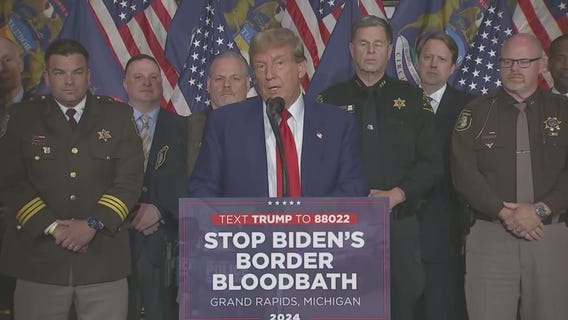 'Migrant crime': Trump attacks Biden over border policies