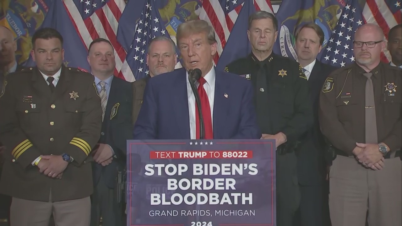 'Migrant crime': Trump attacks Biden over border policies