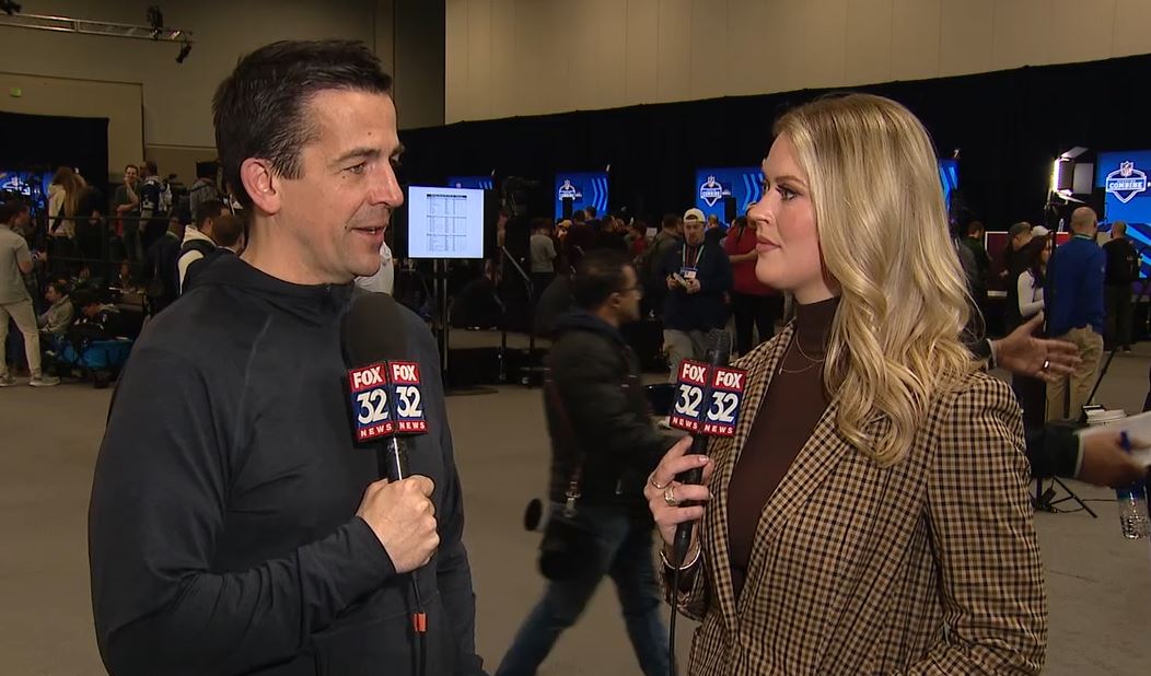 NFL Combine: Sports Illustrated's Albert Breer talks with FOX 32's Cassie Carlson on how a trade for Justin Fields starts