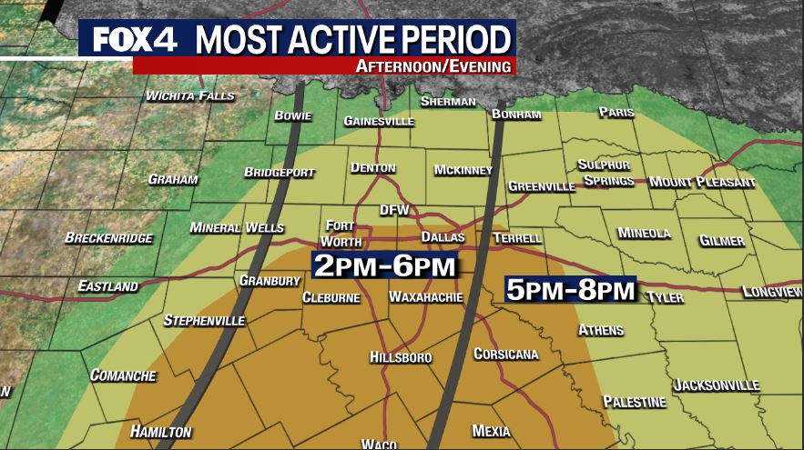 Dallas Weather: Friday Afternoon Update April 28