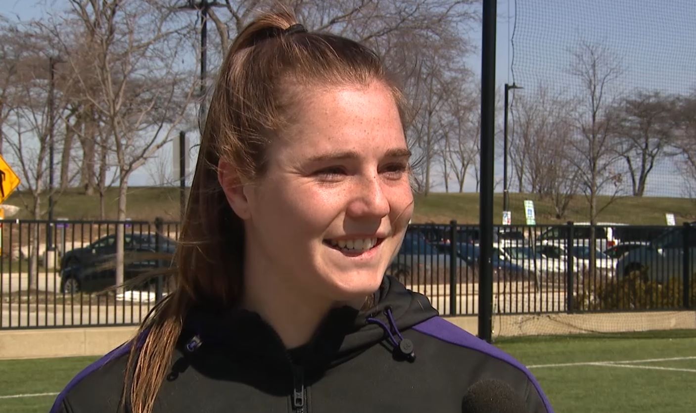FOX 32's Cassie Carlson's full interview with Northwestern lacrosse star Izzy Scane