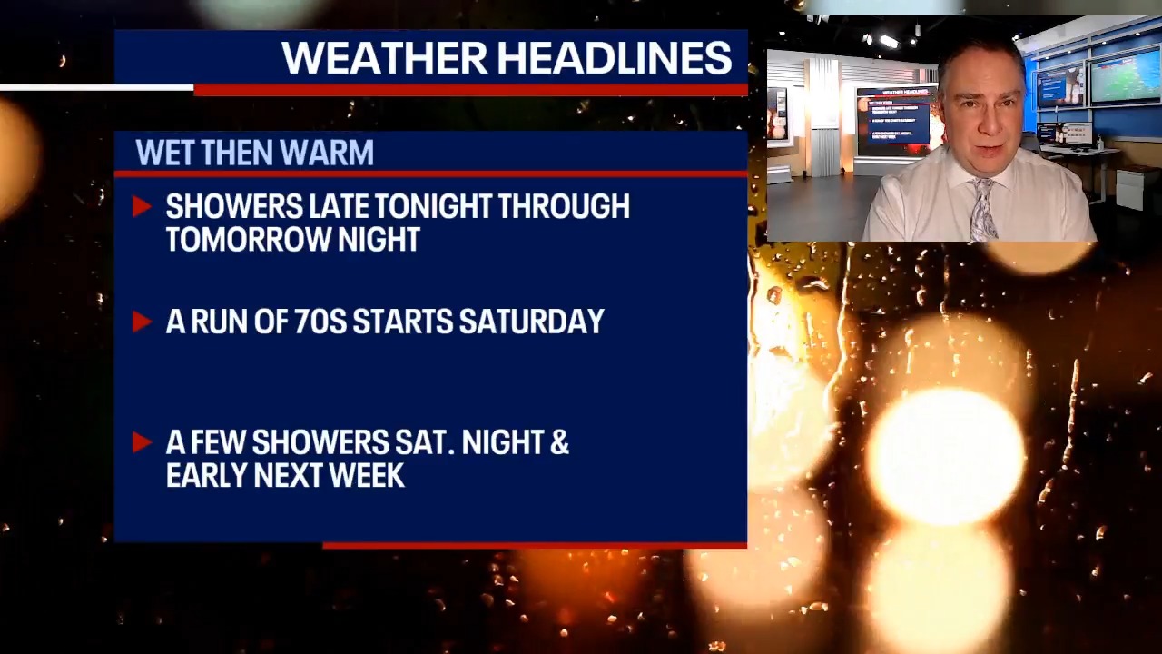 Chicago weather: Rain expected tonight and into Thursday