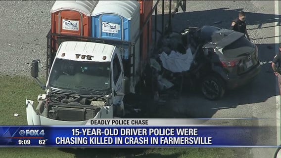 15-year-old Wylie boy killed after crashing into truck during police chase