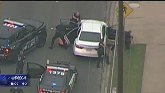 Garland police chase ends in Dallas