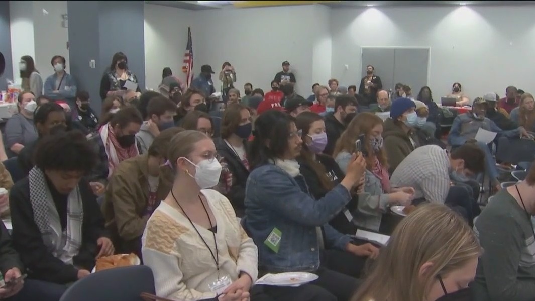 Coalition of protest groups gather to plan strategy for DNC