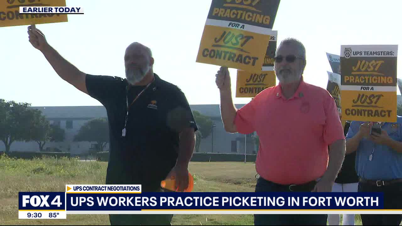 UPS workers in North Texas prepare to strike | FOX 4 Dallas-Fort Worth