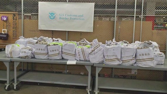 Chicago CBP officers intercept powder used to make drugs from China