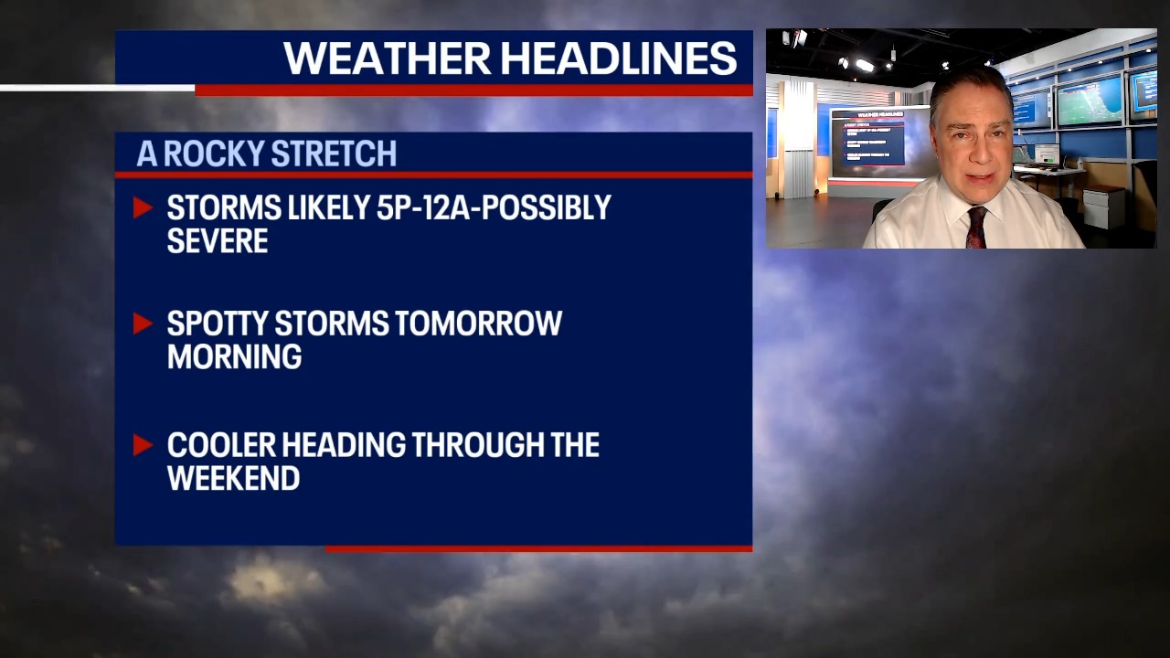 Chicago weather: Severe storms possible this evening