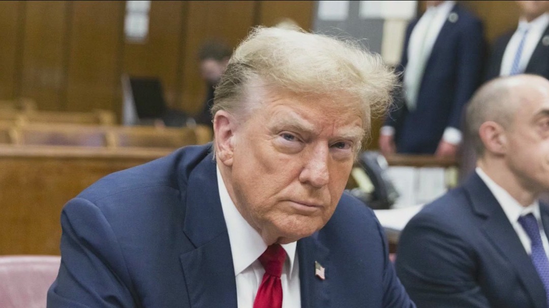 Trump in court for hush money trial for jury selection