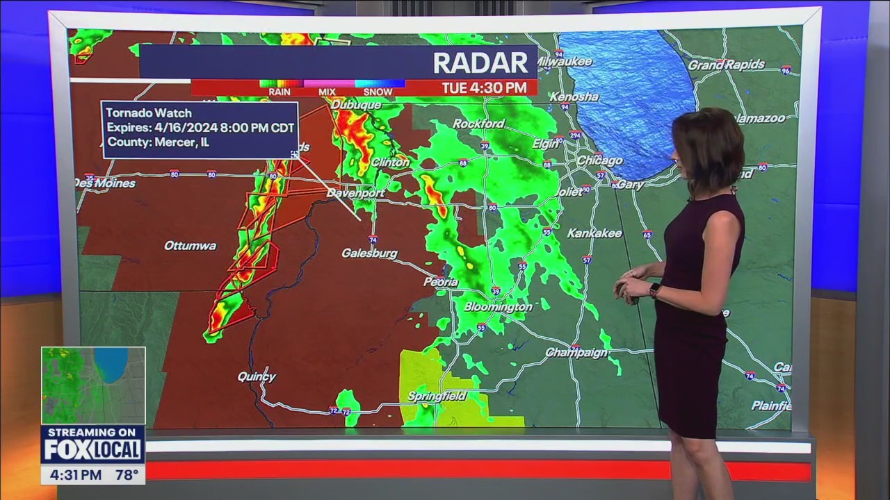 Severe storms, including tornadoes, pose threat in Chicago area