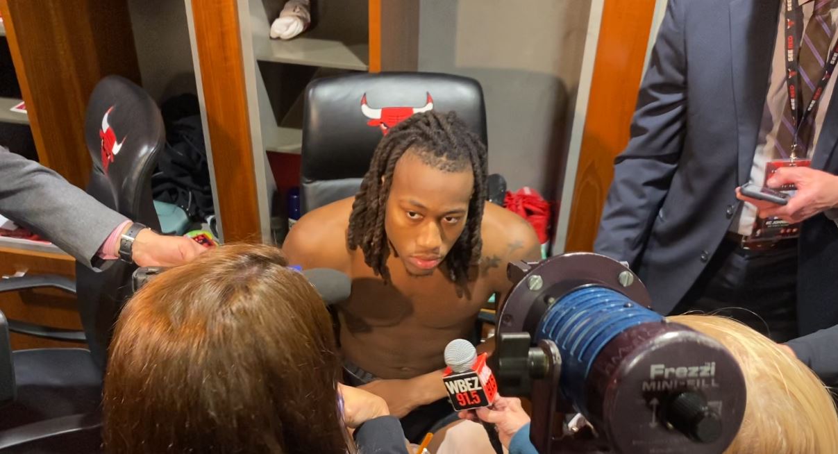 Bulls guard Ayo Dosunmu talks Chicago's Play-In Tournament win over Atlanta