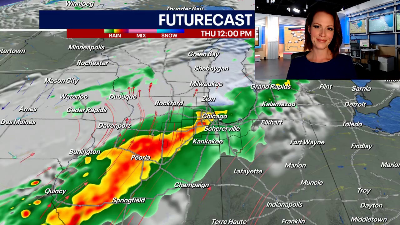 Rain returns on Thursday, then we turn cooler by the weekend