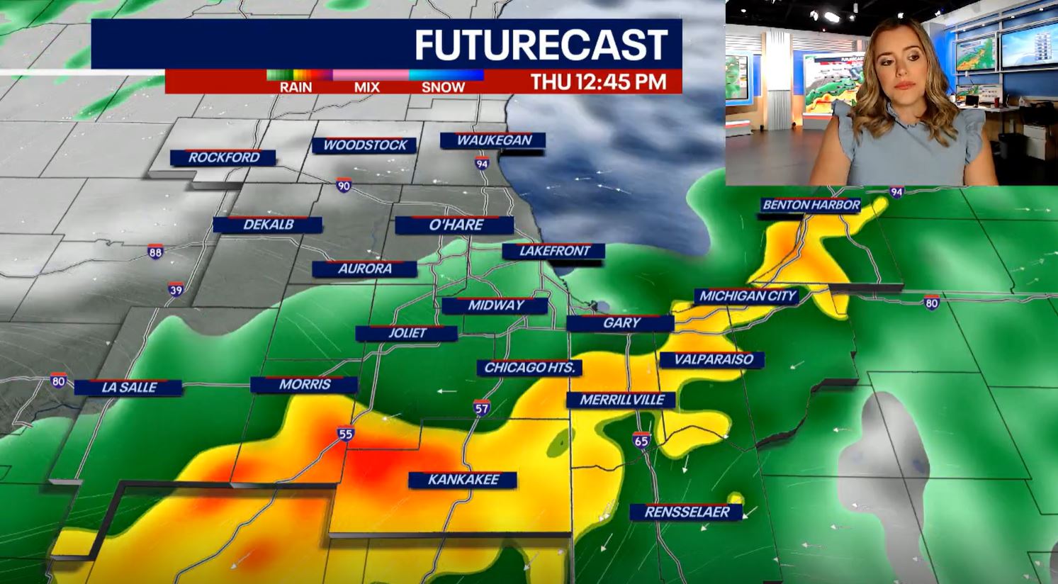 Chicago weather: Cloudy today and rain ramps up again tomorrow