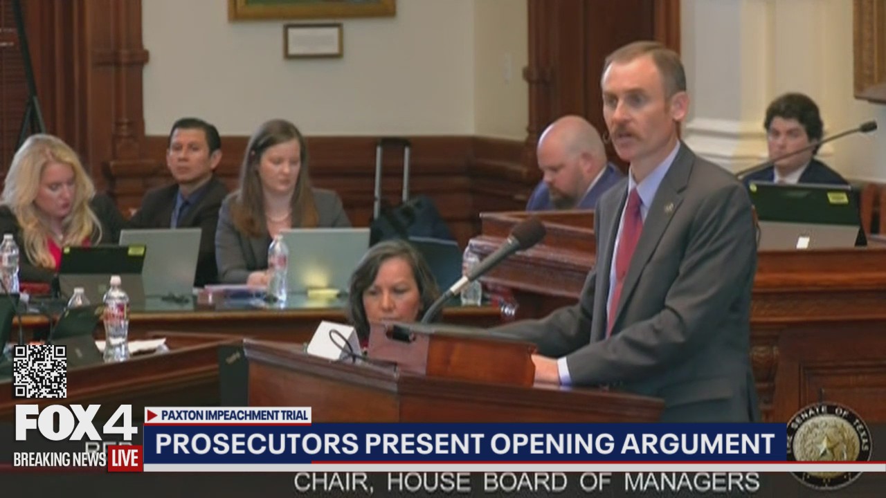 Paxton Impeachment Trial: Prosecution opening statement