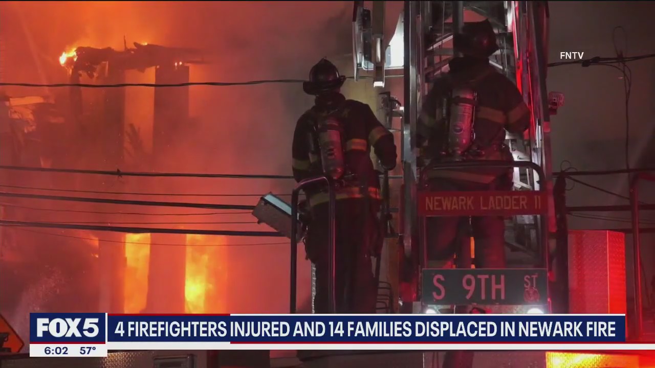 Dozens of families in Newark displaced after fire
