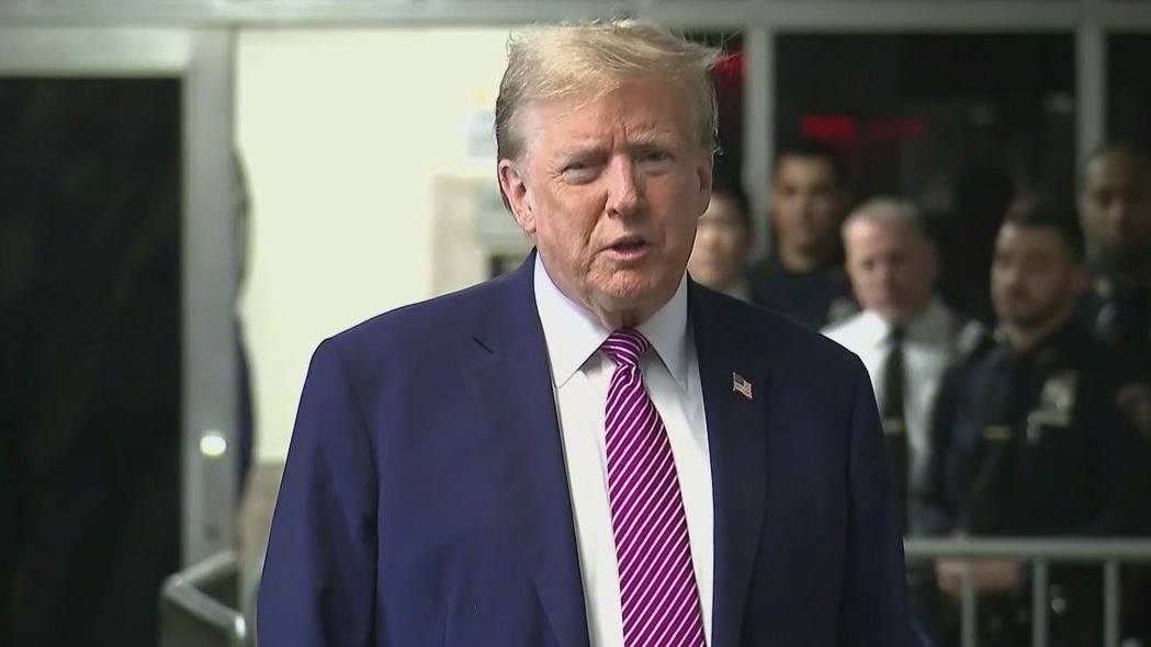 Trump jury seated, as man sets himself on fire outside court