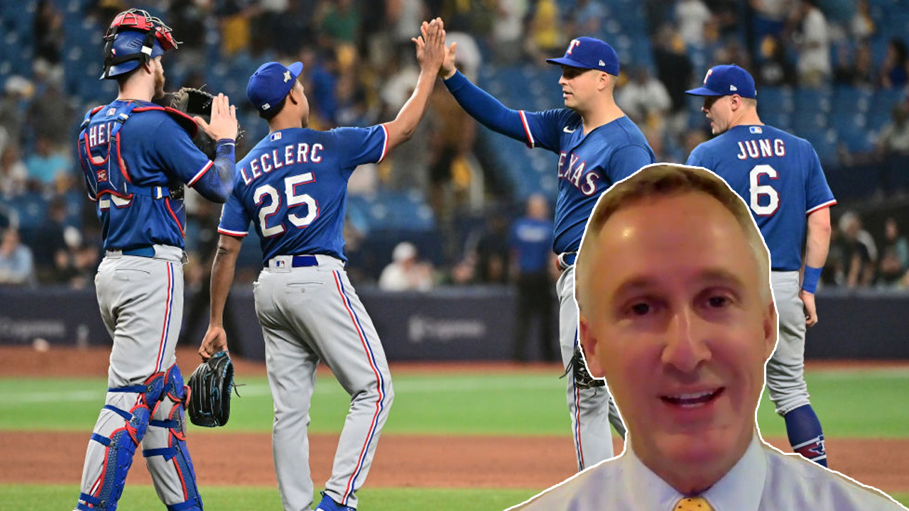 Texas Rangers announcer Dave Raymond on Game 1 win