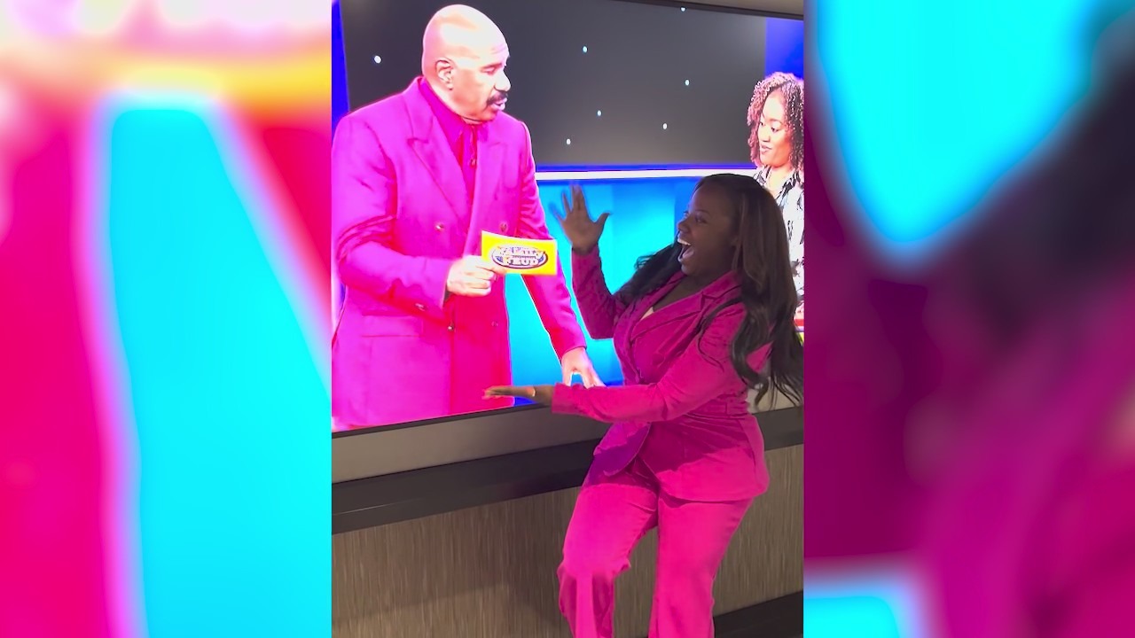 Steve Harvey or Tia Ewing: Who wore it better?