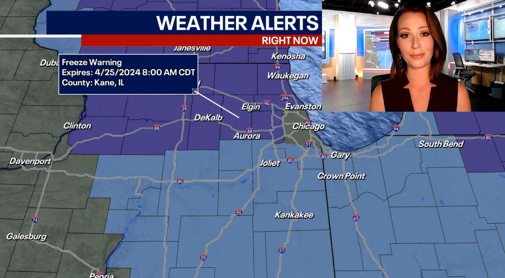 Chicago weather: Freeze Warnings, Frost Advisories issued