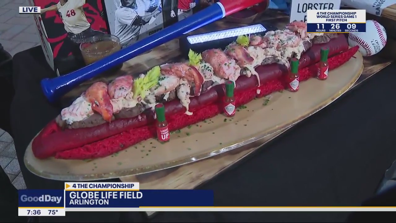 Rangers add $250 lobster roll to menu for World Series