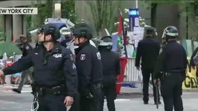 Protest encampments cleared in NYC