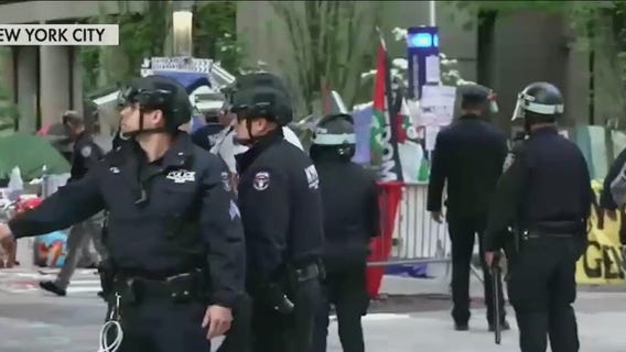 Protest encampments cleared in NYC