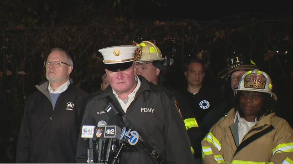 FDNY update on Harlem brush fire