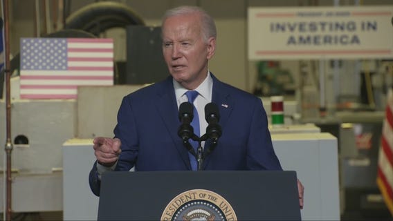 Biden takes jabs at Trump during Wisconsin trip