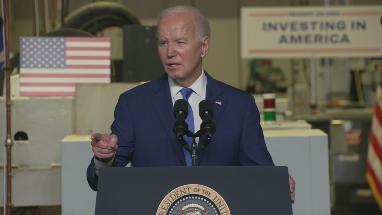 Biden takes jabs at Trump during Wisconsin trip