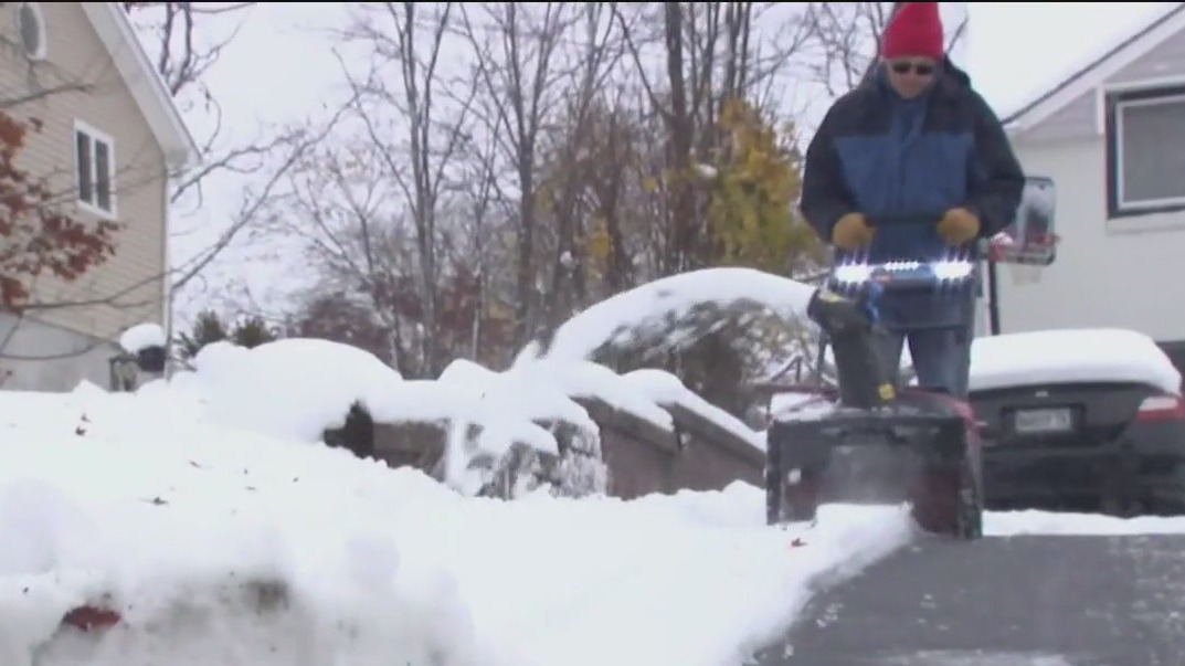 First snowfall of the season in NY and NJ