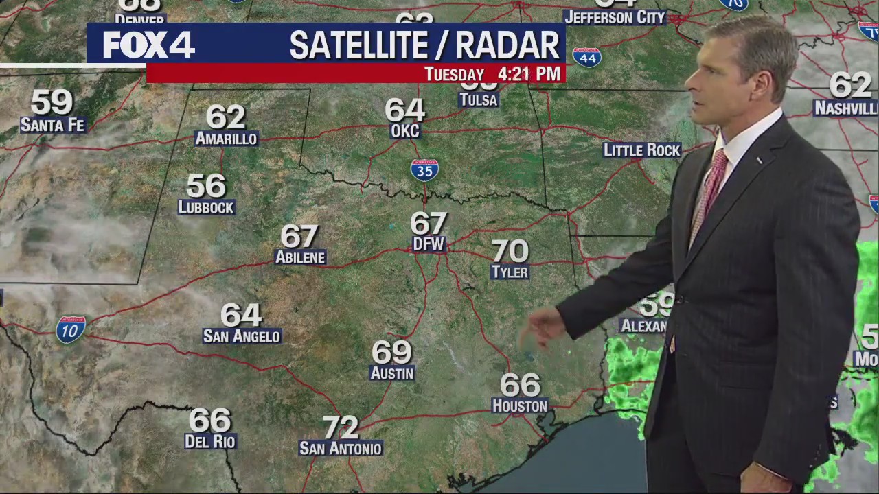 Dallas weather: Nov. 14 evening forecast