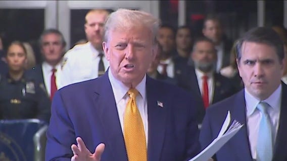 Trump speaks ahead of Day 17 of hush money trial