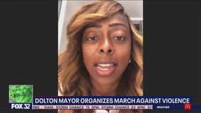 Dolton mayor leads march to stop crimes