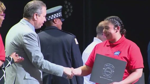 Students graduate from police and firefighter training academy