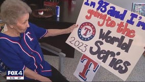 93-year-old Rangers fan going to World Series