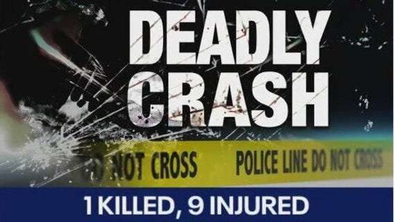 1 killed, 9 injured in car crash on Chicago's South Side