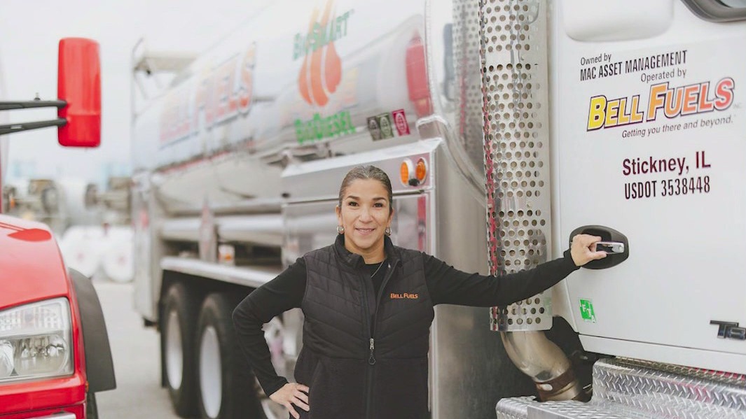 Suburban business woman supports next generation of female executives