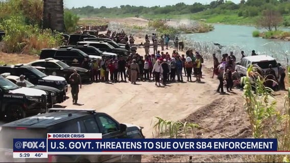 U.S. says it will sue Texas over SB4 enforcement