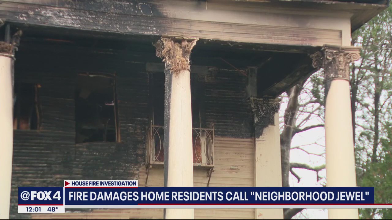 Fire damages historic landmark home in Fort Worth | FOX 4 Dallas-Fort Worth