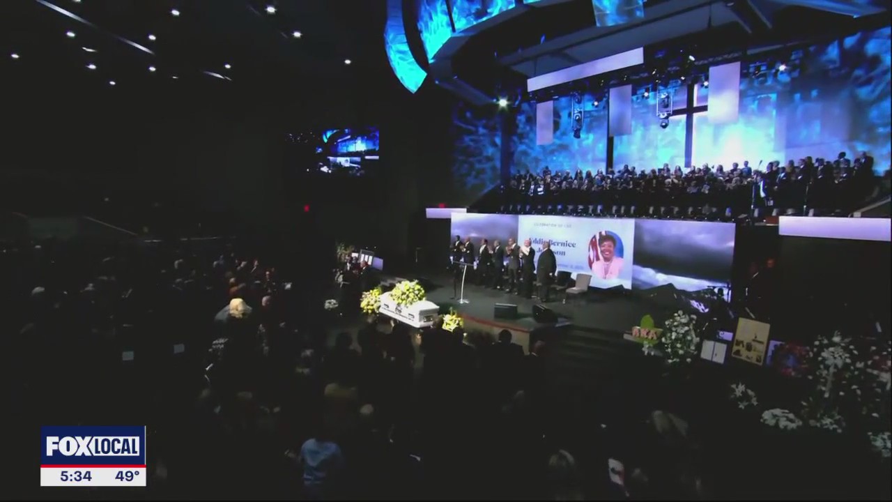 Funeral service for late Congresswoman Johnson | FOX 4 Dallas-Fort Worth
