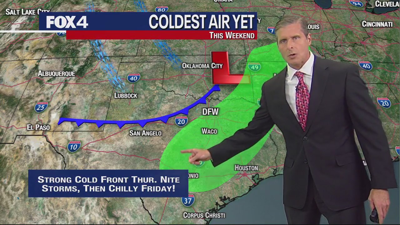 Dallas weather: January 9 evening forecast