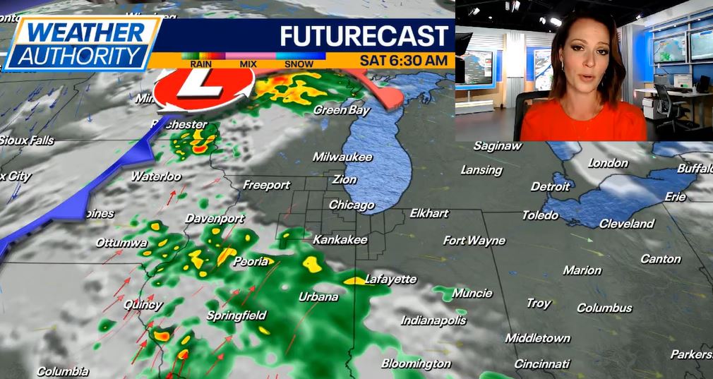 Showers and a few storms could impact your plans on Saturday