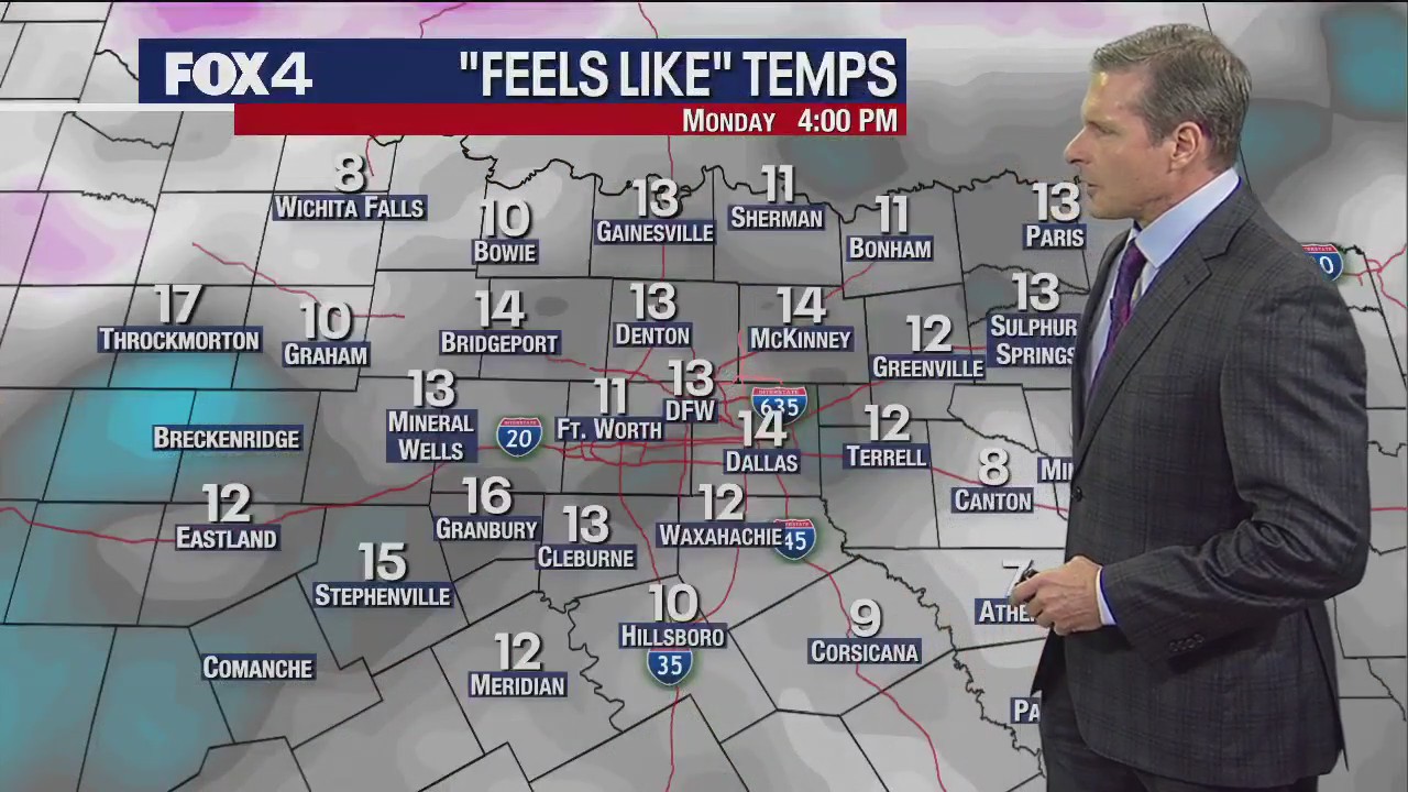 Dallas weather: Jan 15. Update at 4 p.m.