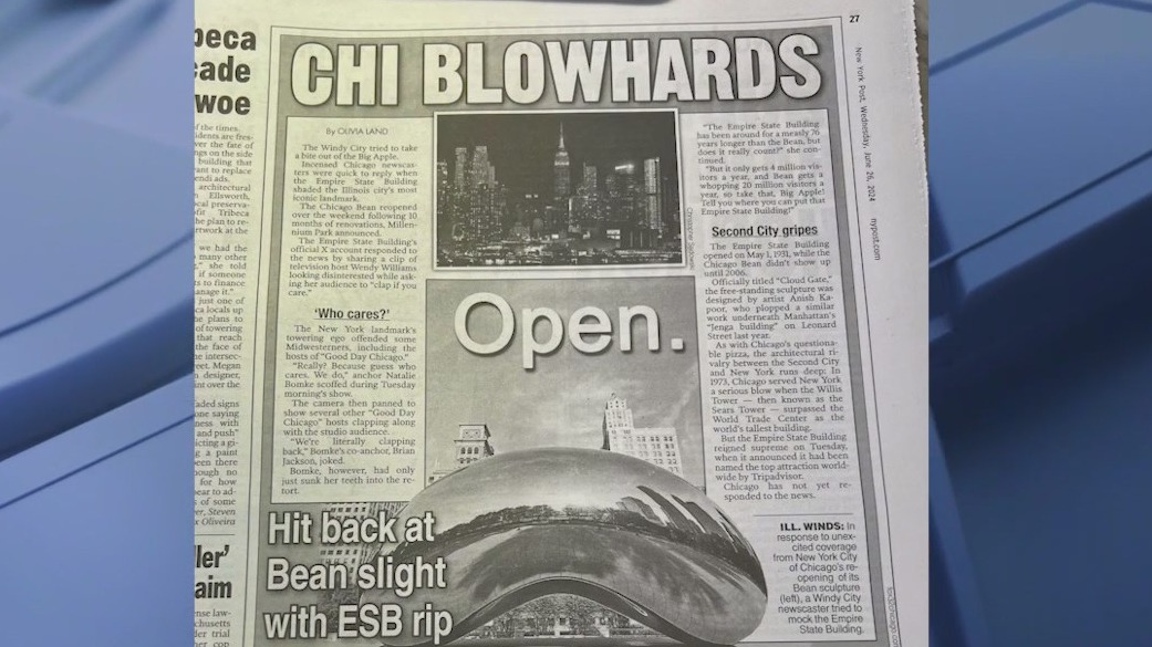 Good Day Chicago makes the news for 'clap back' against the Empire State Building