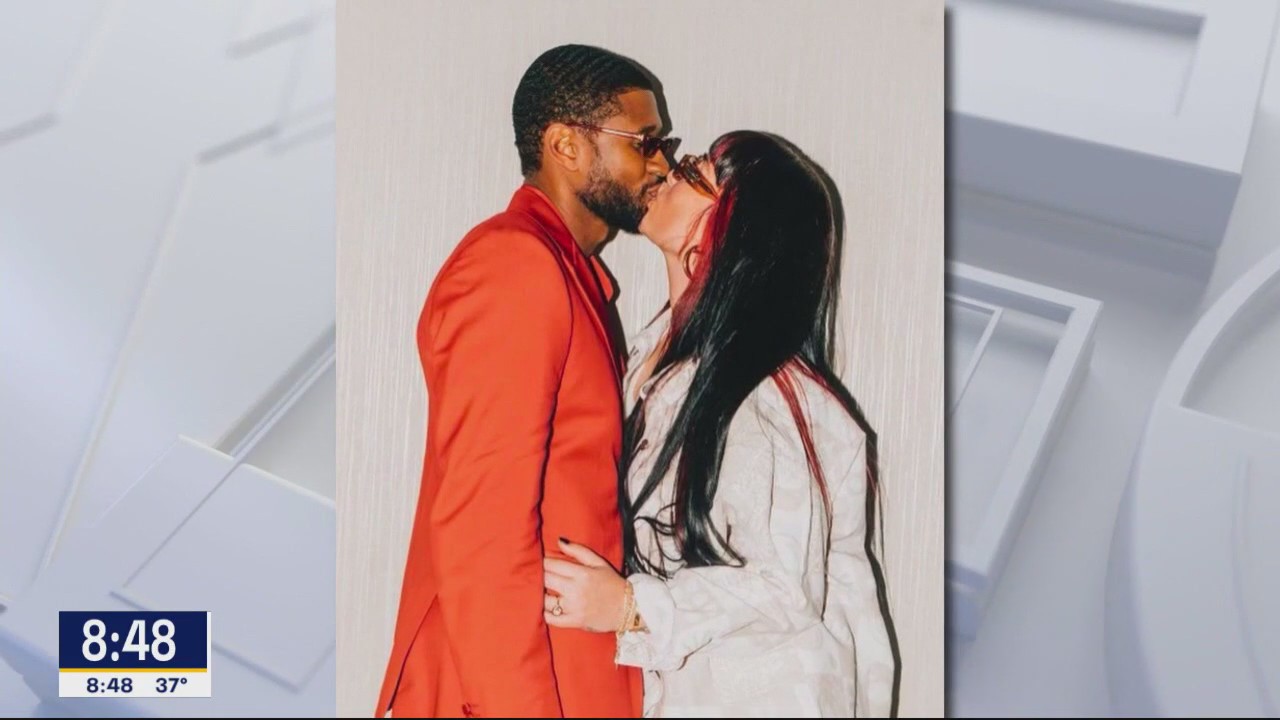 Usher marries in Las Vegas after the Super Bowl