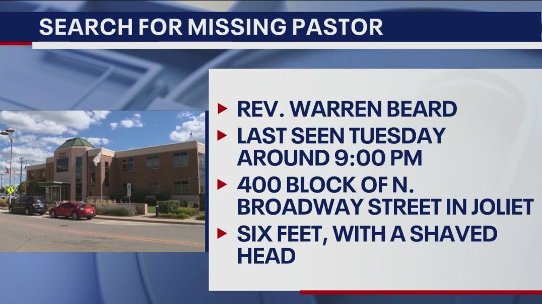 Missing pastor in Joliet: Warren Beard last seen July 2